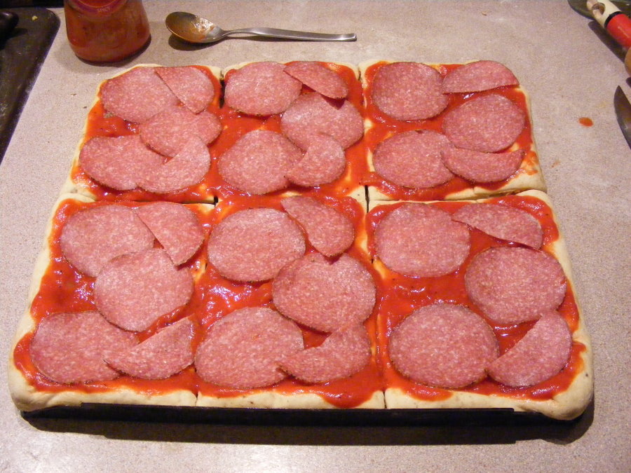 German Salami Ragu sauce